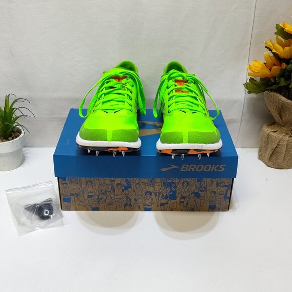 Brooks Draft XC Spiked Running Shoes For Speed Neutral Runner Men 8.5M / WMN 10M - Picture 4 of 10
